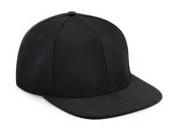 Original Flat Peak 6 Panel Snapback Black/Black