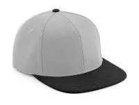 Original Flat Peak 6 Panel Snapback Grey/Black