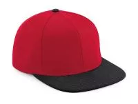 Original Flat Peak 6 Panel Snapback Classic Red/Black