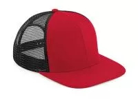 Original Flat Peak 6 Panel Trucker Classic Red/Black