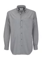 Oxford LSL/men Shirt Silver Moon