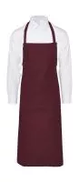 Paris Bib Apron Burgundy