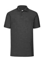 Polo Blended Fabric Dark Heather Grey