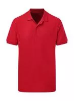 Poly Cotton Polo Men Piros