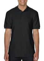 Premium Cotton Double Piqué Polo Black