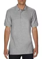 Premium Cotton Double Piqué Polo Sport Grey