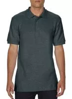 Premium Cotton Double Piqué Polo Dark Heather