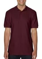 Premium Cotton Double Piqué Polo Maroon