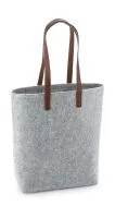 Premium Felt Tote Grey Melange/Tan