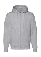 Premium Kapucnis felső Zip Sweat Heather Grey