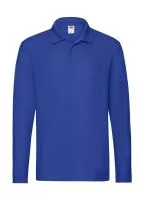 Premium Long Sleeve Polo Royal