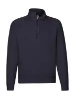 Premium Zip Neck Sweat Deep Navy