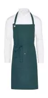 PROVENCE - Eyelet Bib Apron with Pocket Enamel Blue