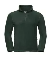 Quarter Zip Outdoor Fleece Bottle Green