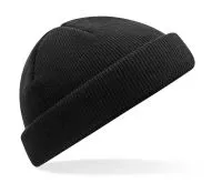 Recycled Mini Fisherman Beanie Black