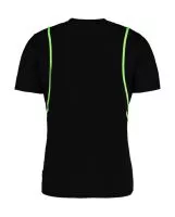 Regular Fit Cooltex® Contrast Tee Black/Fluorescent Lime