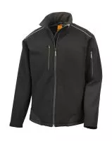 Ripstop Softshell Work Jacket Black/Black