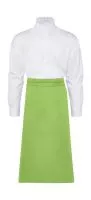 ROME Medium Length Bistro Apron Bright Green