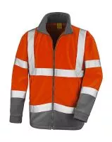 Safety Microfleece Fluo Orange/Grey