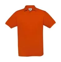 Safran Piqué Polo Pumpkin Orange