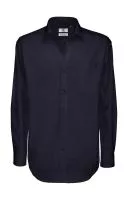 Sharp LSL/men Twill Shirt  Navy