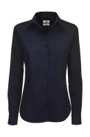 Sharp LSL/women Twill Shirt Navy