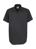 Sharp SSL/men Twill Shirt Dark Grey