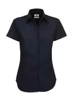 Sharp SSL/women Twill Shirt  Navy