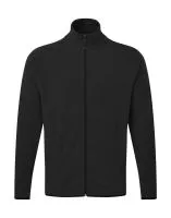 Signature Tagless Microfleece Full Zip Men Dark Black