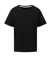 Signature Tagless Tee Kids Dark Black