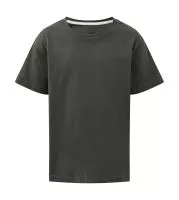 Signature Tagless Tee Kids Charcoal