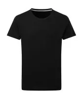 Signature Tagless Tee Men Dark Black