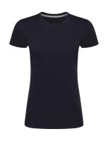 Signature Tagless Tee Women Navy