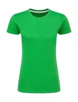 Signature Tagless Tee Women Kelly Green