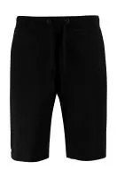 Slim Fit Sweat Short Black