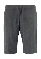 Slim Fit Sweat Short Dark Grey Marl