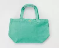 Small Canvas Shopper Seafoam