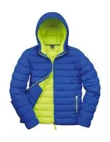 Snow Bird Hooded Jacket Ocean Blue/Lime Punch