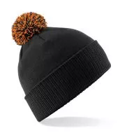 Snowstar Beanie Black/Orange