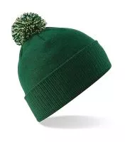 Snowstar Beanie Bottle Green/Off White