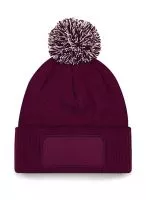 Snowstar Printers Beanie Burgundy/Off White