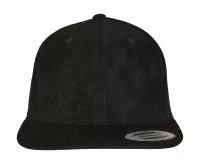 Suede Leather Snapback