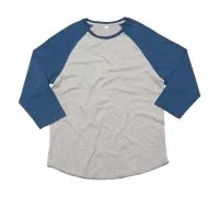 Superstar Baseball T Heather Grey Melange/Swiss Navy