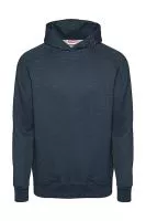 Tagless Media Hoodie Heather Navy