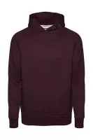 Tagless Media Hoodie Heather Burgundy