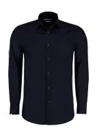 Tailored Fit Poplin Shirt Dark Navy