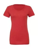 Triblend Crew Neck T-Shirt Red Triblend