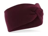 Twist Knit Headband Burgundy