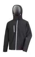 TX Performance Hooded Softshell Jacket Black/Grey