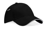 Ultimate 5 Panel Cap - Sandwich Peak Black/Light Grey